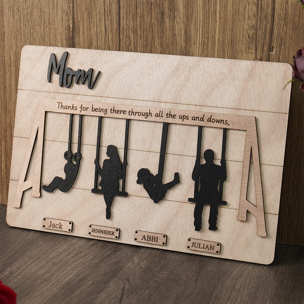 Personalized Swing Set Sign For Mother's Day Gift